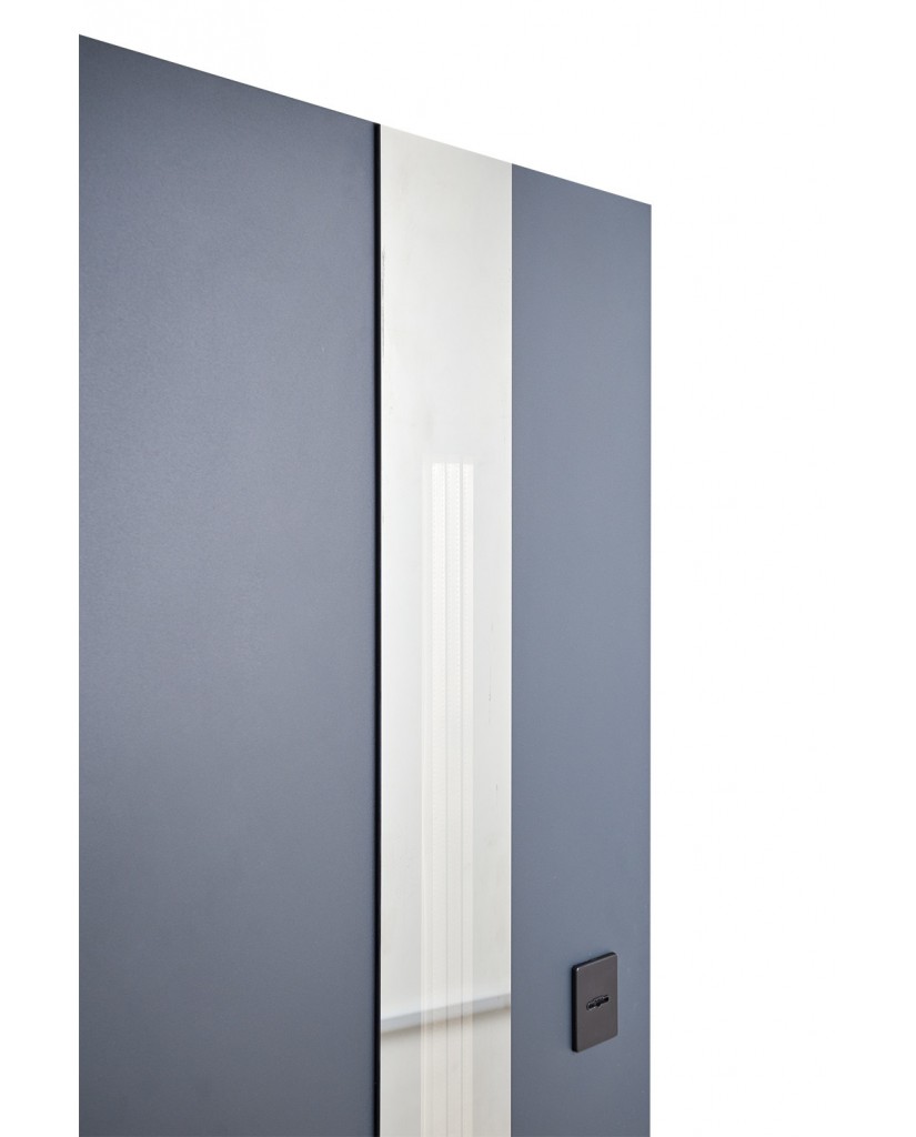 Вхідні двері модель Nordi Glass комплектація Defender Abwehr Steel Doors Expert (506)