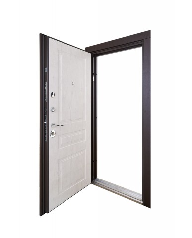 Вхідні двері модель Rubina (Колір Венге темный+ Рустик Авіньйон)комплектація Megapolis MG3 Abwehr Steel Doors Expert (508)