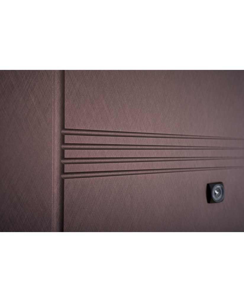 Вхідні двері модель Ingrid (Колір Бронзовий браш Рустик Авіньйон)комплектація Classic+ Abwehr Steel Doors Expert (484)