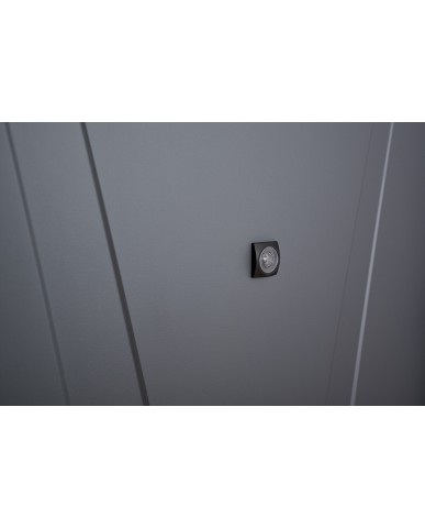 Вхідні двері модель Factoria (Колір асфальт + білий супермат)комплектація Classic+ Abwehr Steel Doors Expert (483)