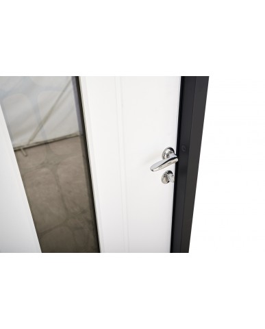 Вхідні двері модель Solid Glass комплектація Defender Abwehr Steel Doors Expert (408)